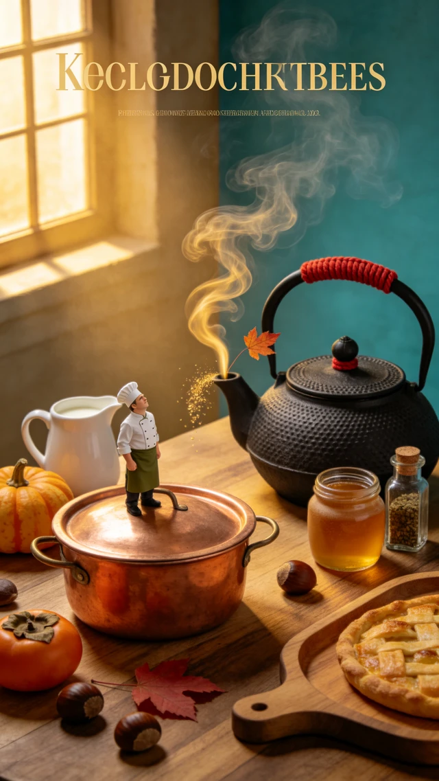 Autumn Culinary Knolling