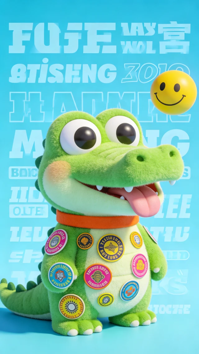 Cute Clay Crocodile