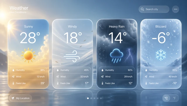 IOS Weather Dashboard