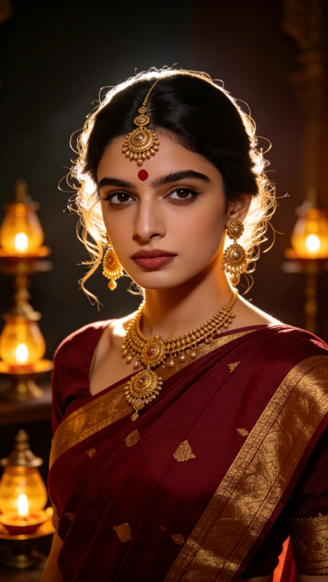 Indian Woman In Sari