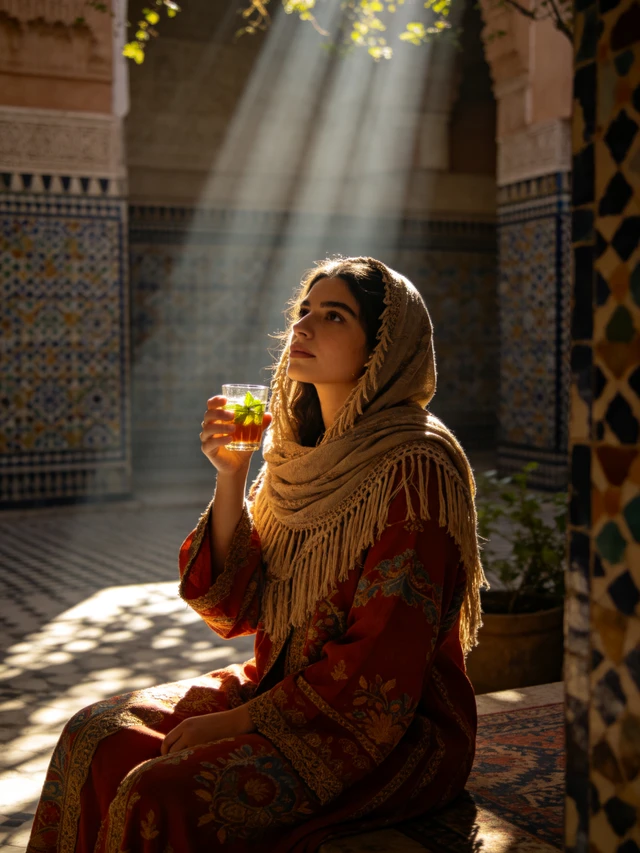 Moroccan Courtyard Portrait