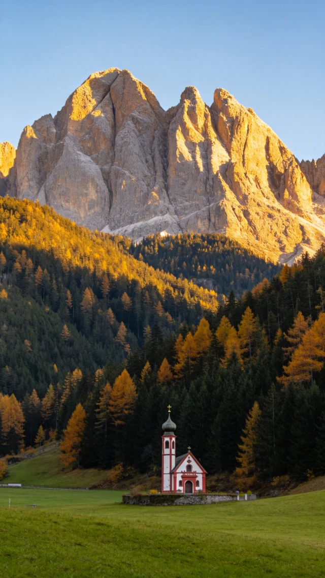 Dolomite Alpine Chapel