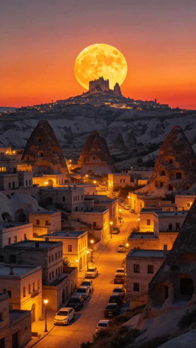Moonrise Over Cappadocia