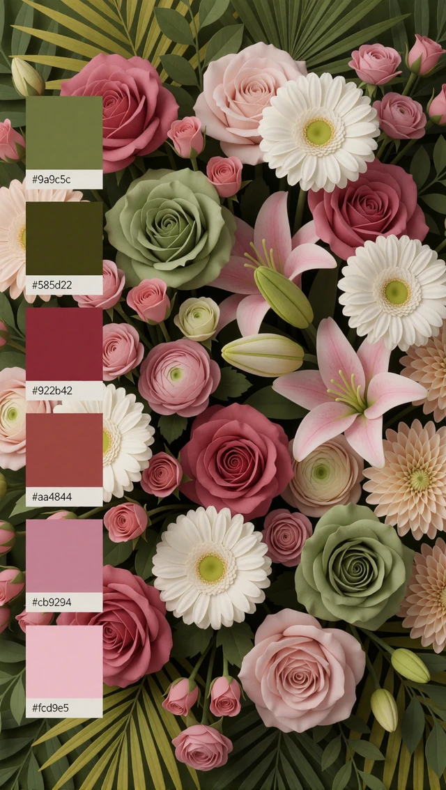 Floral Palette Moodboard