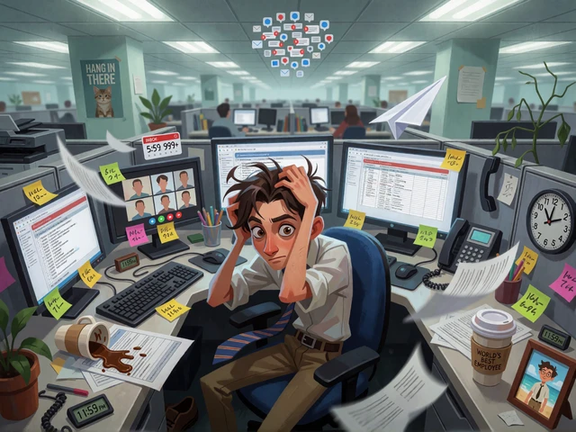 Office Worker Meltdown