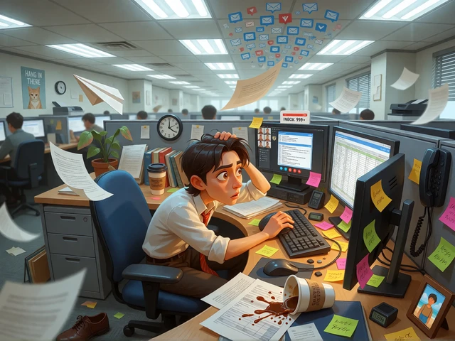 Office Worker Meltdown
