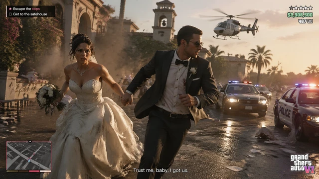 Wedding Police Escape