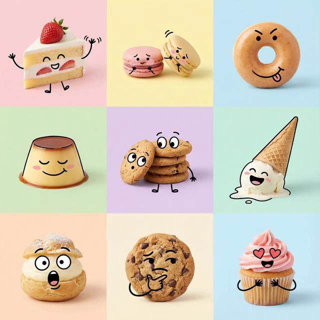 Cute Snack Characters