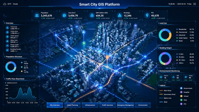 Urban GIS Map