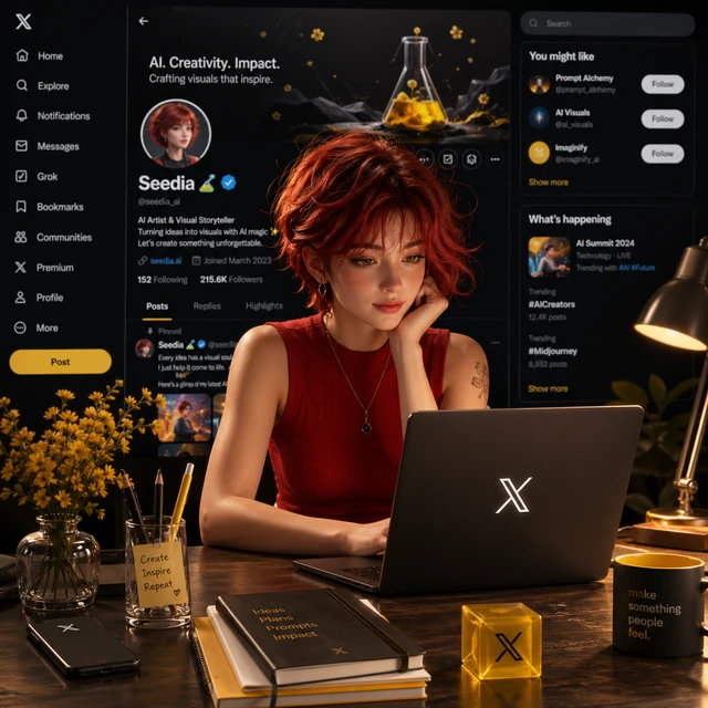 Aesthetic Creator Workspace