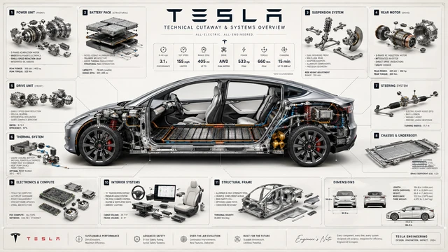 Car Cutaway Infographic