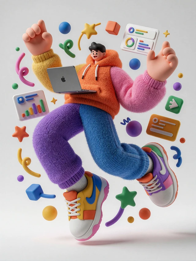 Floating SaaS Designer