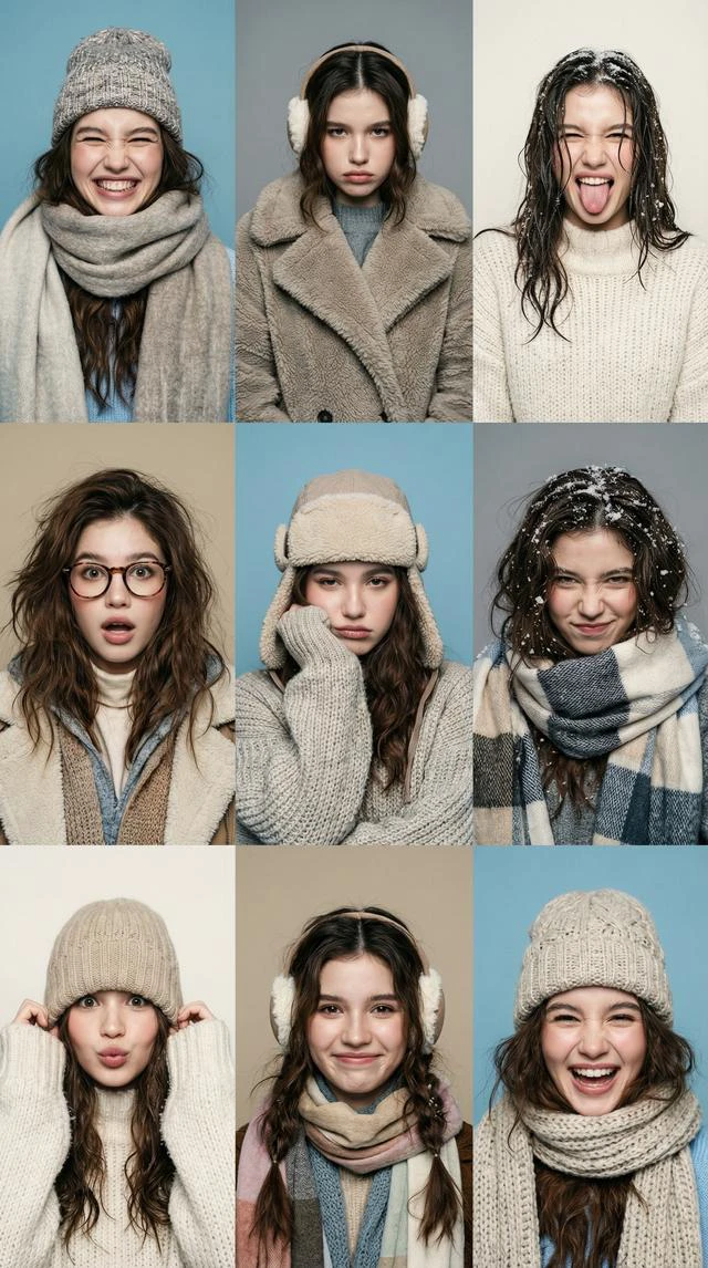 Playful Winter Portraits