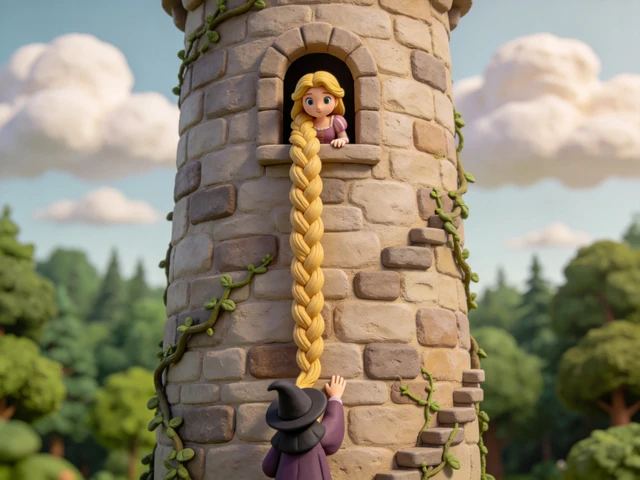 Clay Rapunzel Tower