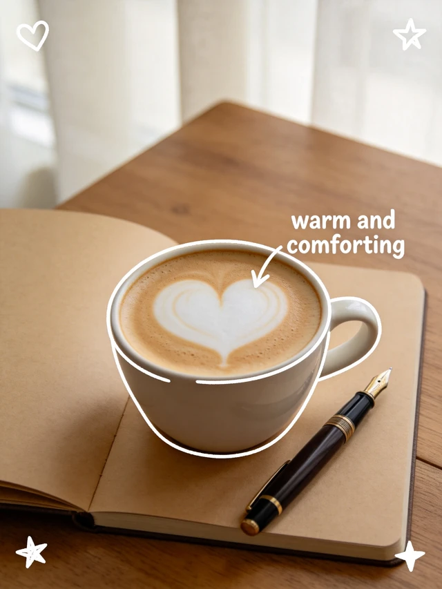 Cozy Latte And Journal