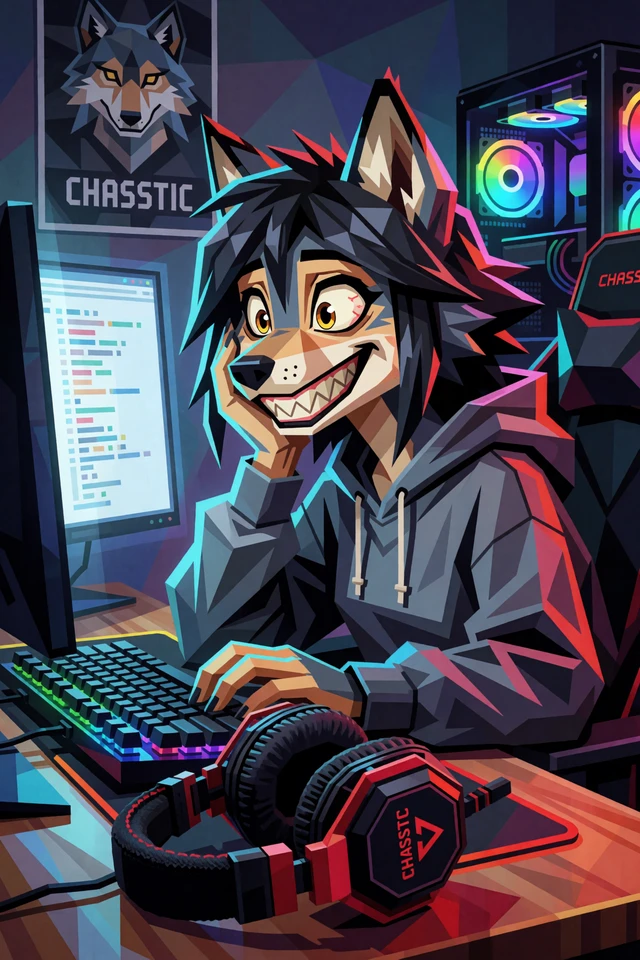 Late Night Wolf Gamer