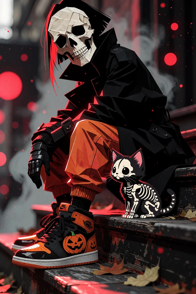 Neon Halloween Companions