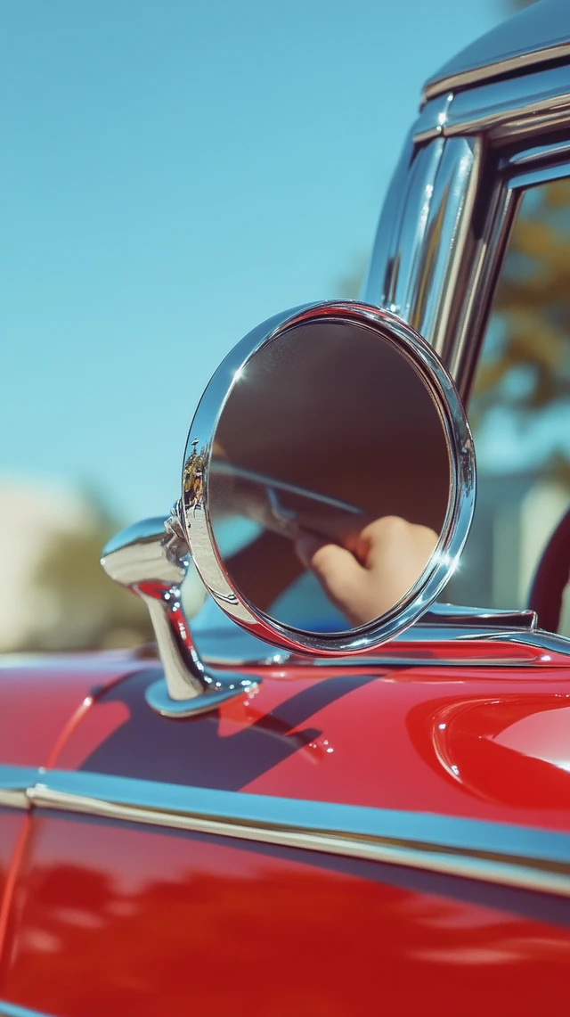 Bel Air Chrome Mirror