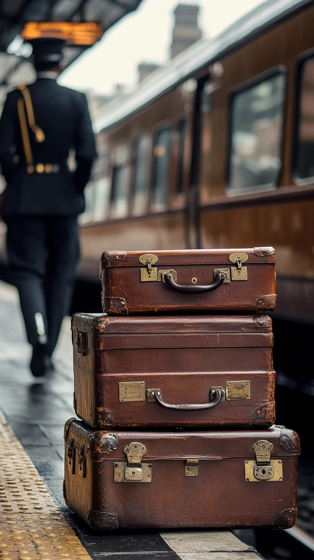 Vintage Leather Suitcases