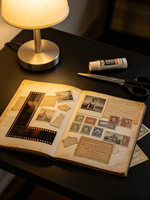 Vintage Collage Still Life