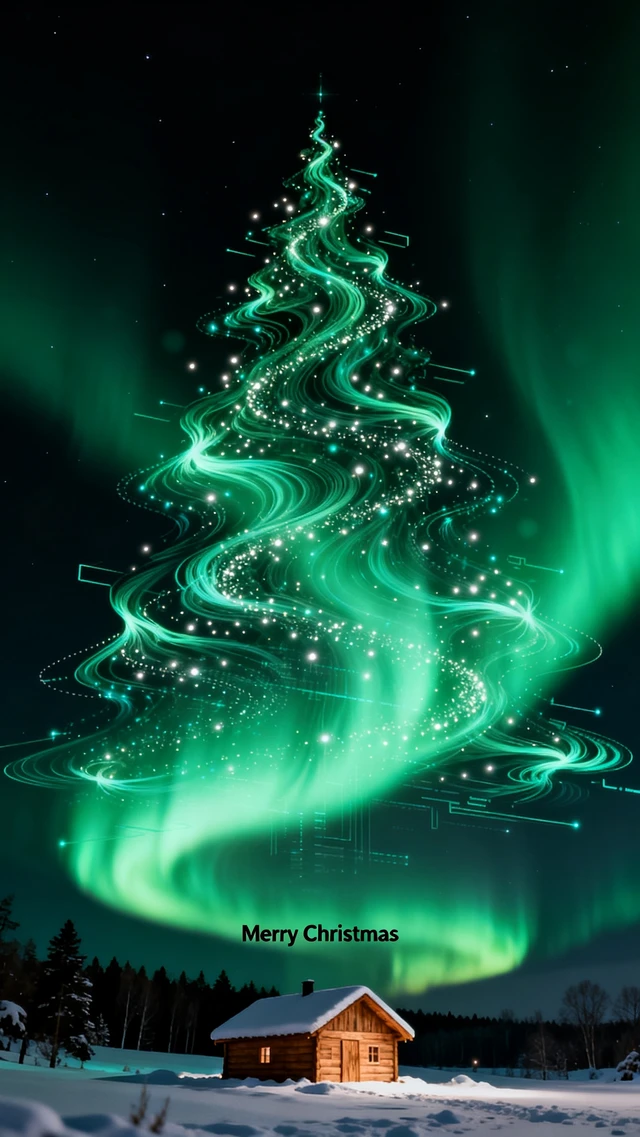 Aurora Christmas Tree