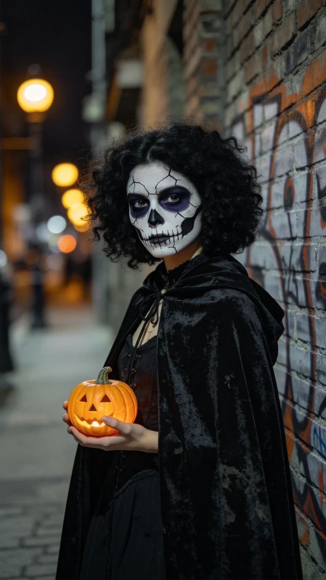 Halloween Skull Portrait