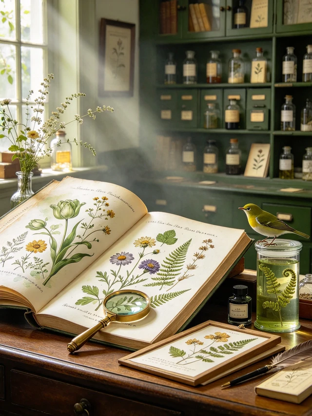 Antique Botanical Study