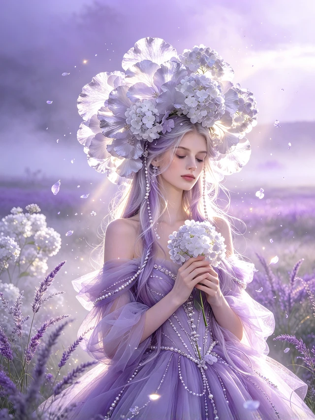 Purple Hydrangea Fantasy