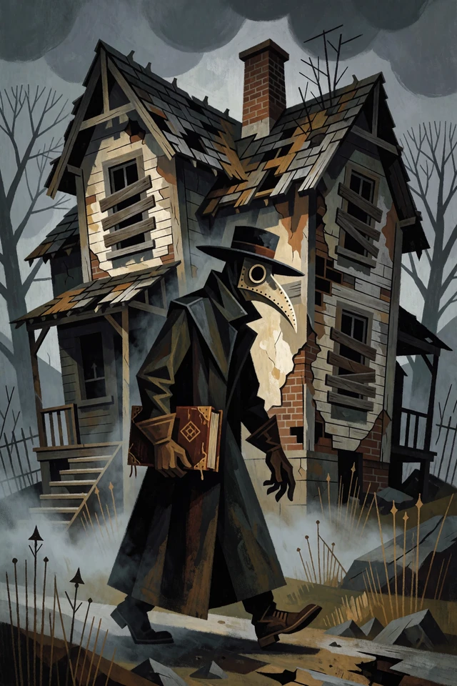 Cubist Plague Doctor