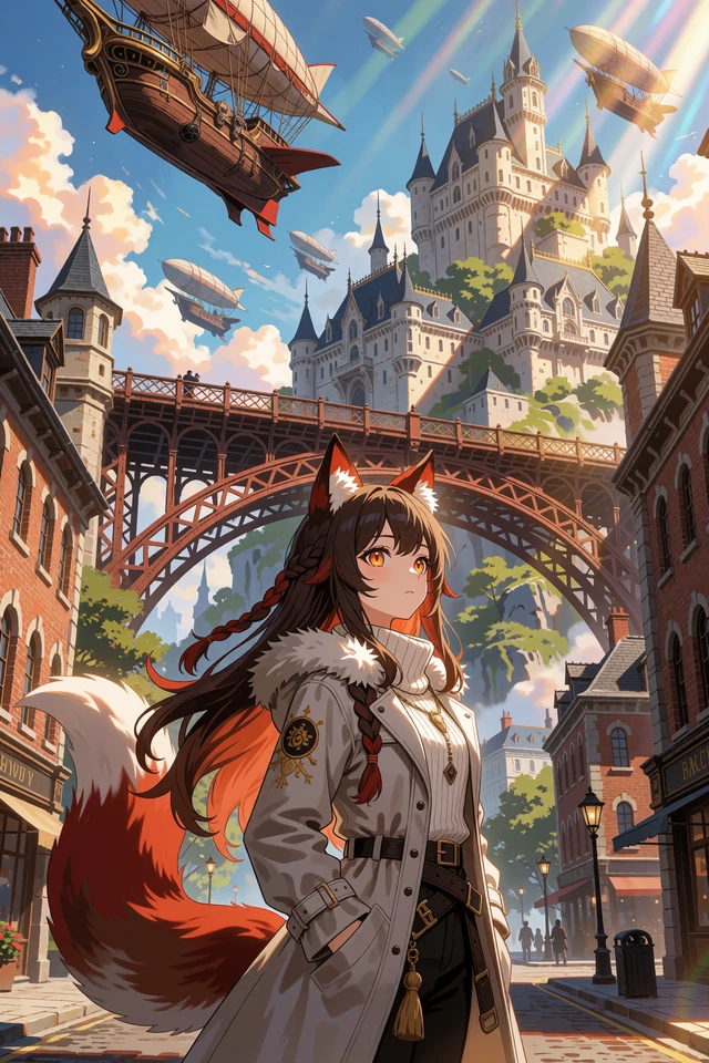 Steampunk Fox Girl