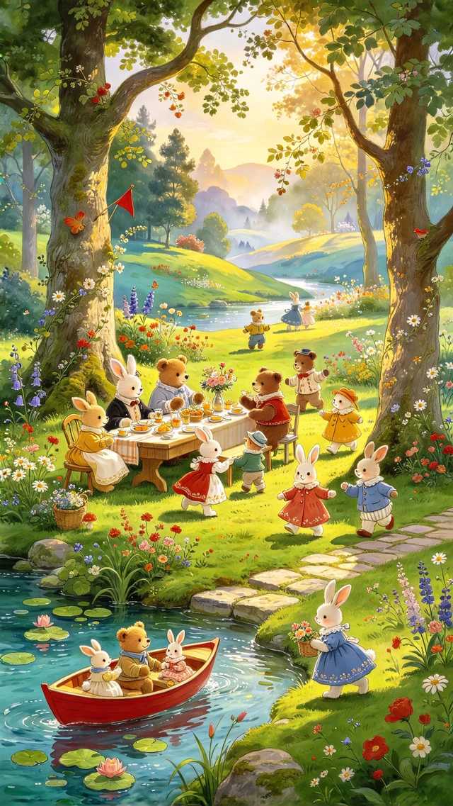Woodland Animal Picnic