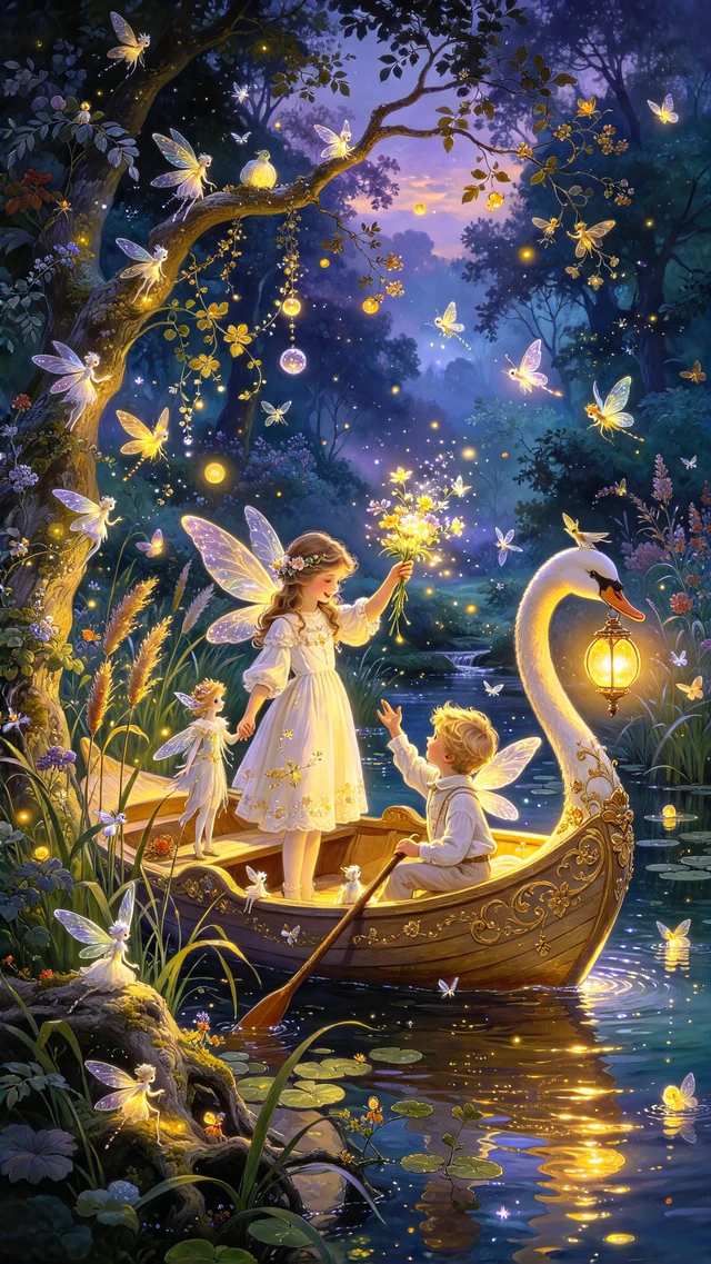 Enchanted Swan Boat