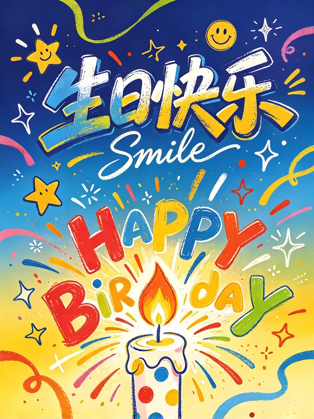 Birthday Greeting Poster