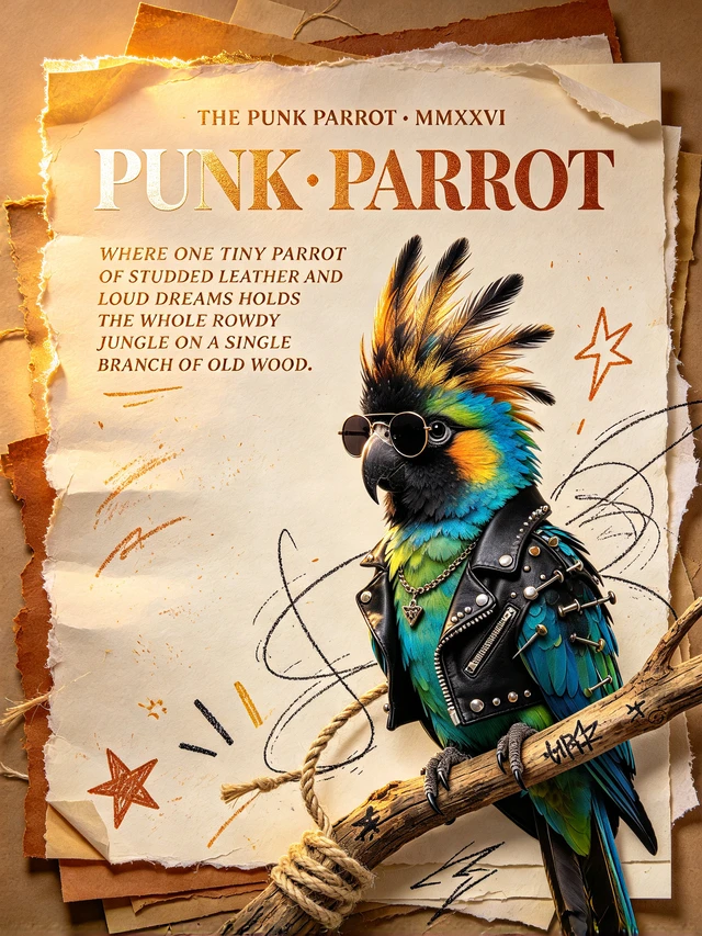 Punk Parrot