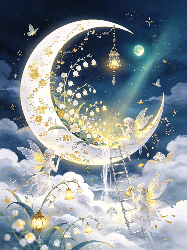 Porcelain Moon Garden