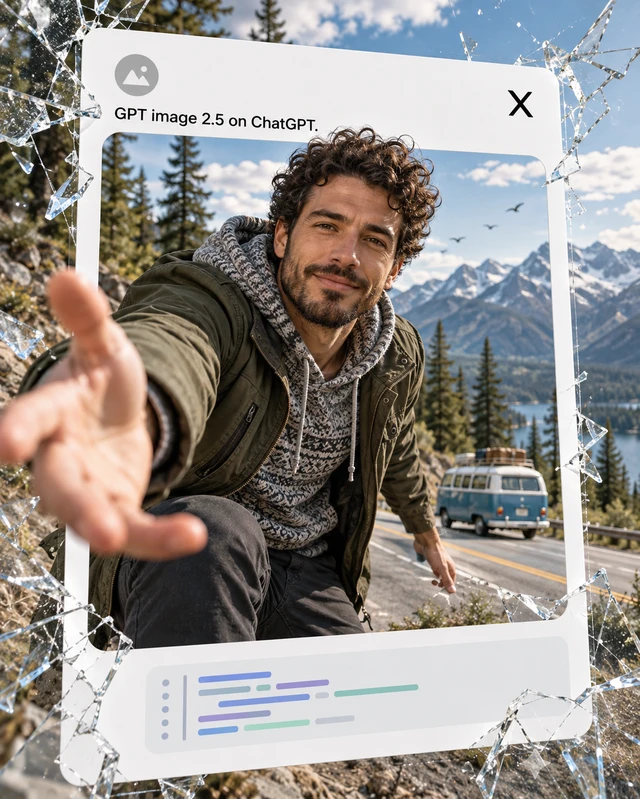 3D Social Post Mockup