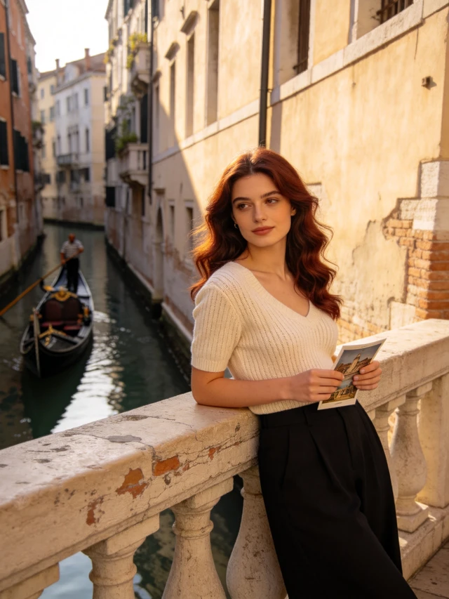 Venetian Canal Portrait
