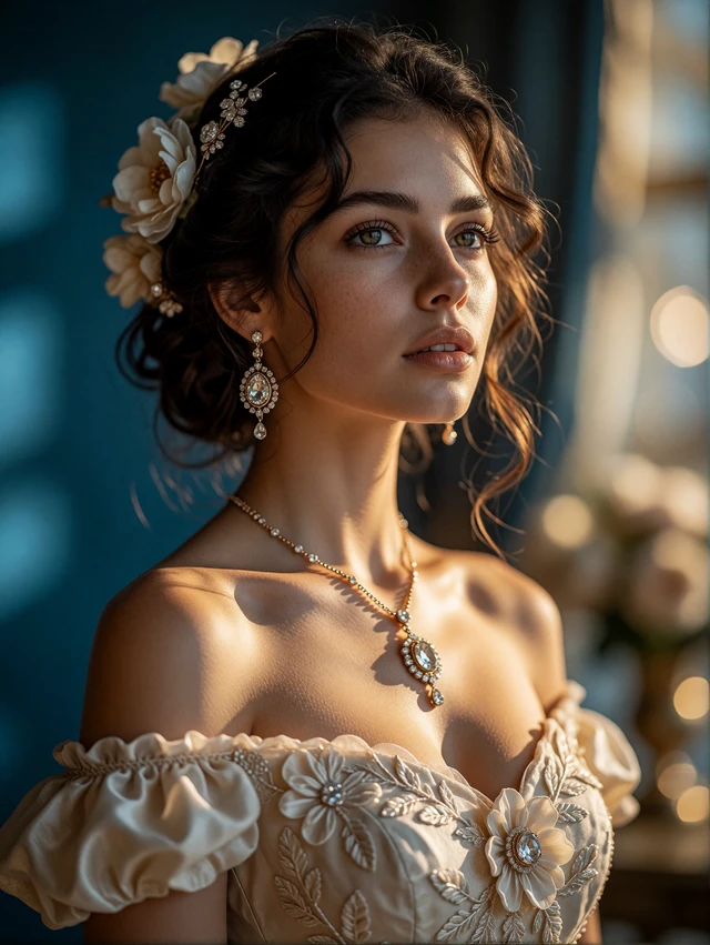 Elegant Cinematic Portrait