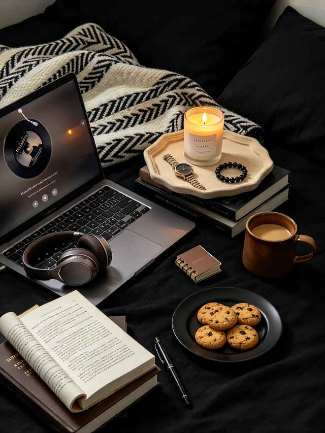 Moody Desk Still Life