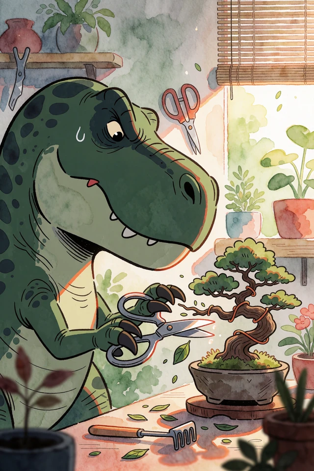 T-Rex Pruning Bonsai